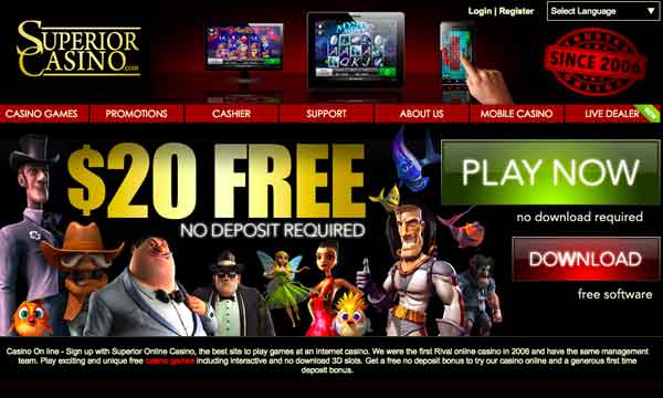 Casino online, free play no deposit online